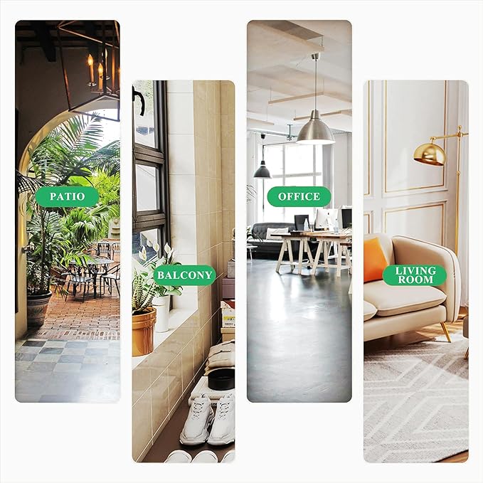 Plant Stand Indoor 7-Tier Metal Wood Plant Shelf for Multiple Flower Pots Corner Tall Flower Holders for Living Room Balcony Bedroom, Oak Grey