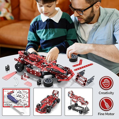 STEM Building Projects Toys - Model Car Kit DIY Building STEM Projects Toys for Kids Boys Girls Ages 8-12-16, Assembly Science Kit Model Car Birthday Gift Toy for Kids Boys 8 9 10 11 12 Years Old