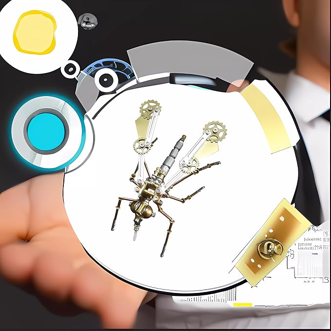 Mechanical Metal DIY 3D Insect Brass Puzzle (Mosquito A)