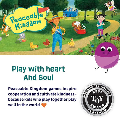 Peaceable Kingdom Snug as a Bug in a Rug Award Winning Cooperative Preschool Skills Builder Game for 2 to 4 Kids ages 3+