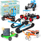 6-in-1 STEM Kit for Kids Ages 6-12, STEM Toys for Boys Ages 8-12, Robot Building Kit & Car Crafts for Kids, Science Activities Robotics Kits for 6 7 8 9 10 12 Year Old Boys Girl Birthday Gifts