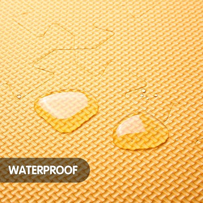 Foam Play Mat for Kids，25Pcs Square Interlocking Puzzle Floor Mat，Baby Play Mat Floor Mat Foam Puzzle Playmat for Toddlers with Fence（Shape-CSH028