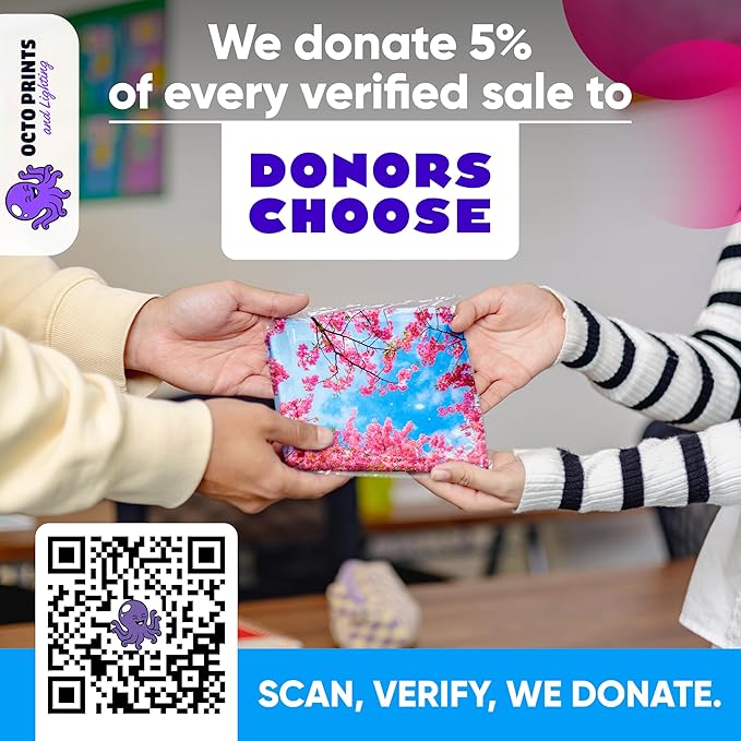 Fluorescent Light Covers for Ceiling Lights - 4 Seasons Magnetic Cover for Fluorescent Or LED Fixture - Must Haves Teacher Supplies - Classroom, Home, Office Cubicle Decor - Filters Overhead Lighting