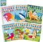6 Pcs Paint by Sticker Books for Kids Ages 4-8 Sticker by Number Books Activity Book for Kids Ages 3-5 Sticker Puzzle Book Craft Art Toddler Girls Gift with Dinosaur Unicorn Forest Animal 48 Pictures