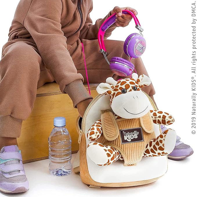 Giraffe Backpack, Giraffe Toys for Kids 3-5, Toddler Stuffed Animal Gifts for 2 3 4 5 Year Old Girl Boy