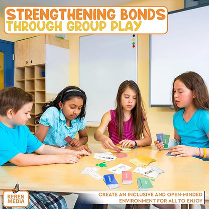 Social Skills Game for Kids, a Fun Therapy Game Ice Breaker Social Emotional Learning Activity | Using Creativity, Open Communication and Positive Thinking | Used by Therapists and Parents