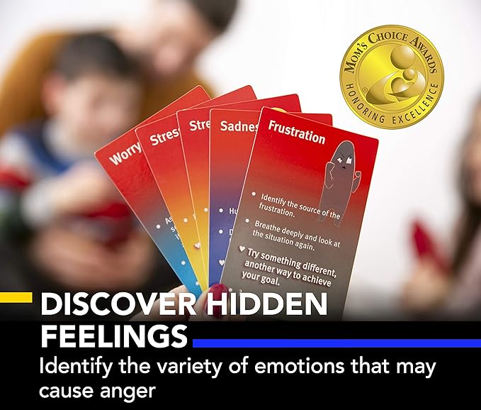 Behind the Anger Therapy Kit | Counseling Tools & Anger Management for Kids & Teens | CBT Games & Therapy Board Games for Emotional Regulation | for Therapists, Counselors & Teachers