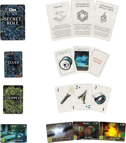 Hasbro Gaming Clue Conspiracy Board Game for Adults and Teens, Secret Role Strategy Games, Ages 14+, 4-10 Players, 45 Minutes, Mystery & Party Games