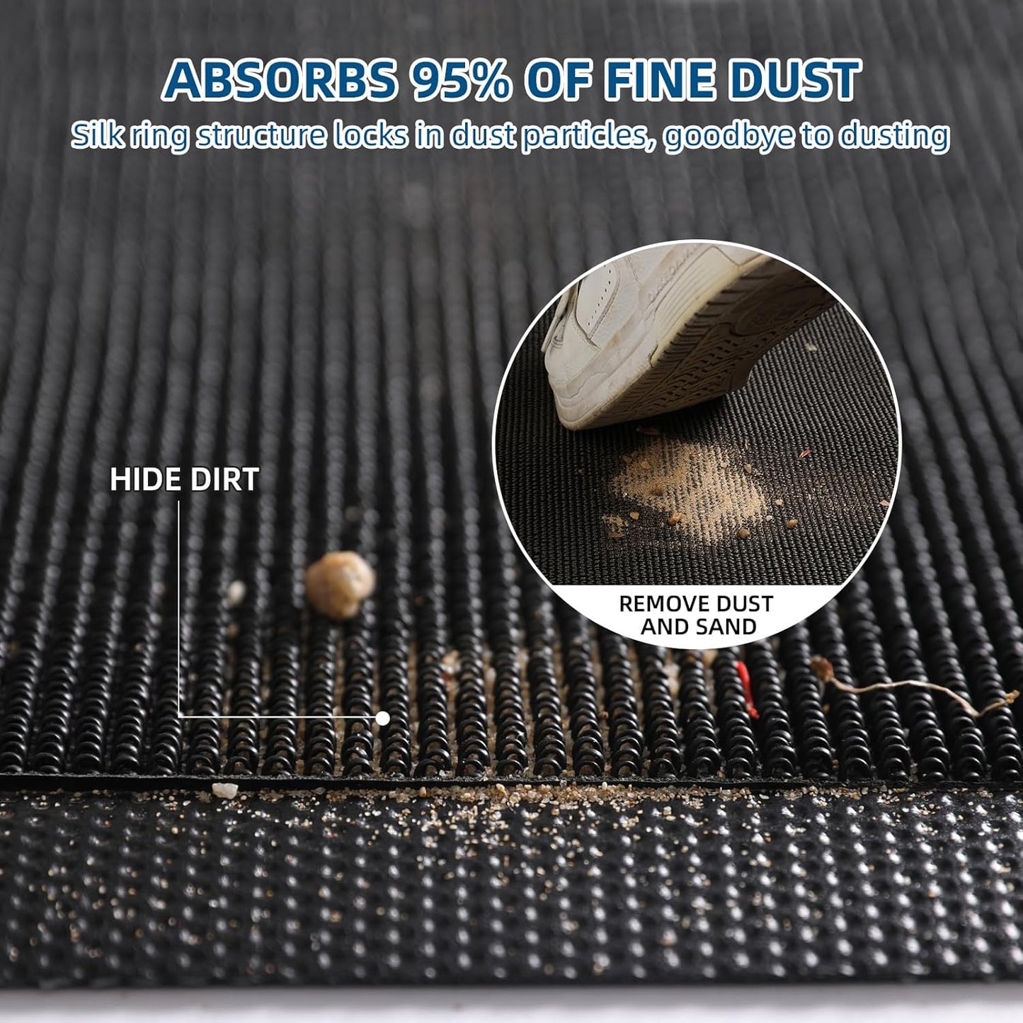 Custom Commercial Grade Doormat with Any Logo Size Color Shape Floor Mat Entryway Area Rug Welcome Carpet for Business Home Indoor/Outdoor Non Slip Washable Durable