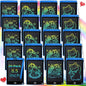 Zhehao 20 Pack LCD Writing Board for Kids, 8.5 Inches Doodle Reusable Screen Drawing Pad Erasable Painting Pads Educational Toy for 3-8 Years(Blue)