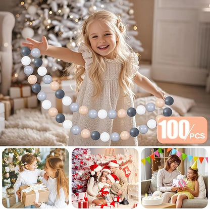 GOGOSO Ball Pits Balls for Toddlers Pack of 50 100 200 Plastics Shape Ball Non-Phthalate Non-BPA Non-Toxic 2.2-Inch Crush Proof Play Balls