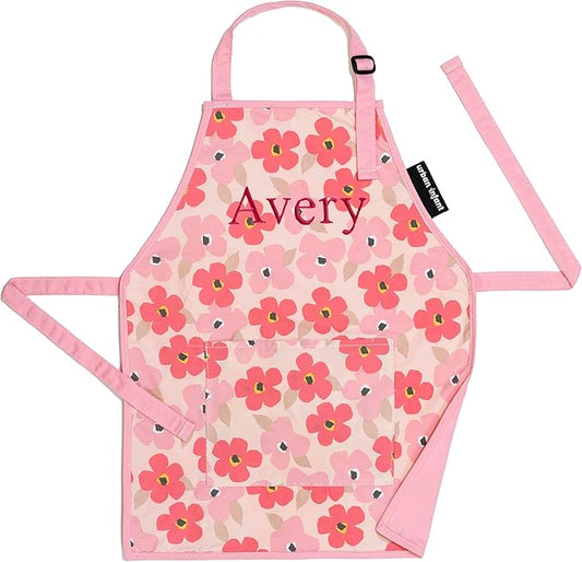 Urban Infant Little Helper Kids Apron - Children's Cooking Art Gardening - Great Gift for Toddler Boys and Girls