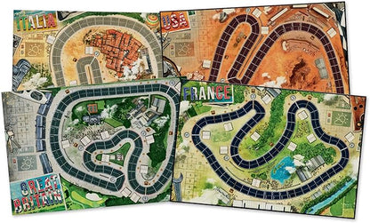 Asmodee HEAT: Pedal to the Metal Board Game - Intense Car Racing and Strategy Game, Fun Family Game for Kids and Adults, Ages 10+, 1-4 Players, 60 Minute Playtime