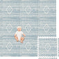 Play Platoon Non-Toxic Large Kids Play Mats for Floor, 9 Tiles, 72 x 72 inch - Extra-Thick Foam Tiles, 24 x 24 inch Puzzle Mats, Neutral Playmat for Toddlers & Childrens Playroom - Saguaro Print