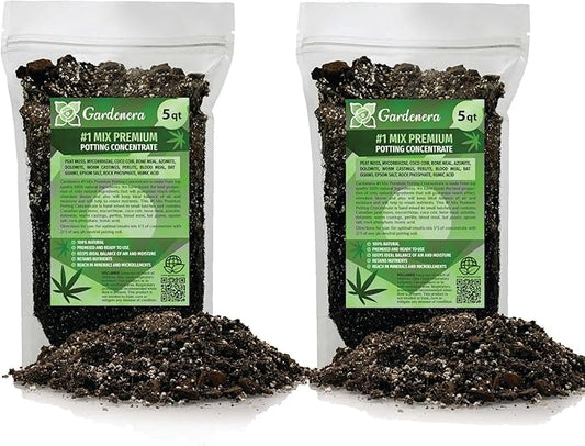 Organic Autoflower Plants Potting Soil Mix - Perfect Balance of Nutrients, Drainage, and Aeration for Thriving Autoflower Plants- 10 Quart