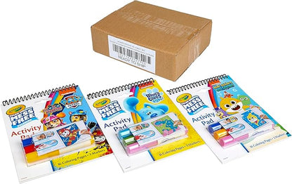 Crayola Nickelodeon Color Wonder Activity Pad Bundle (3 Pack), Toddler Stocking Stuffer, Mess Free Coloring Set for Kids, Holiday & Christmas Gifts for Kids, 3+