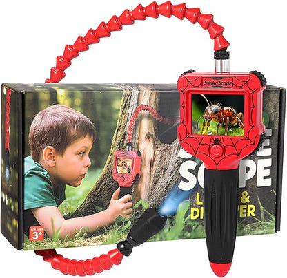 Kids Borescope Snake Camera with Light,STEM Educational Toys,Science Exploration Gifts for Nature & Outdoor Activities Over 3 Years Old