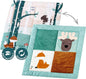 Little Big Friends Patchwork Baby Playmat – Reversible Floor Mat for Tummy Time & Sensory Development | Encourages Exploration & Motor Skills | Forest