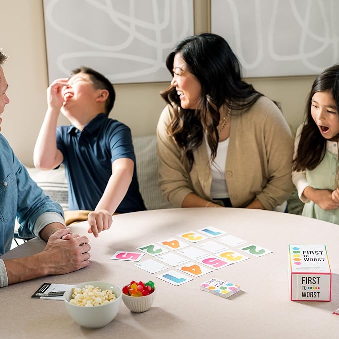 Party Game - The Card Game About How Your Friends and Family Rank Things - for Kids, Tweens, Teens, College Students, Adults, Families, Groups and Fun Parties with Polarizing Priorities