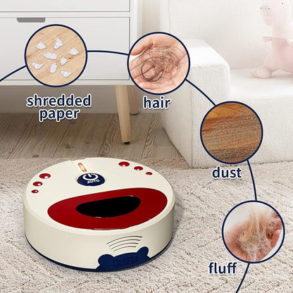 Kids Cleaning Set for Toddlers, 10 Pcs Pretend Play Educational Set Includes Kids Vacuum That Really Works with Lights & Low Noise, Broom, Spray Bottle and More