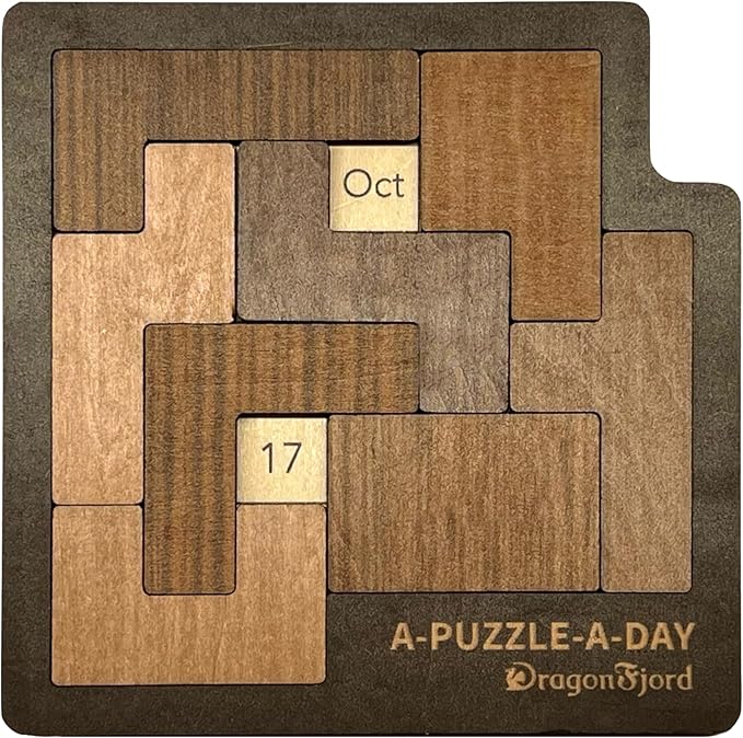 A-Puzzle-A-Day Deluxe: The Original Daily Calendar Puzzle with 365+ Challenges for Every Day of The Year, by DragonFjord