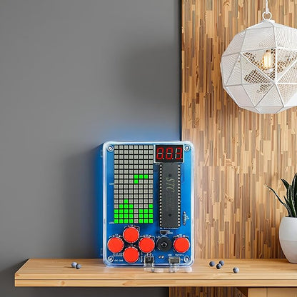 Gikfun DIY Retro Classic Electronic Soldering Kits 4 Retro Classic Games Soldering Project Game Kits for Group Middle/High School Project Training EK1999