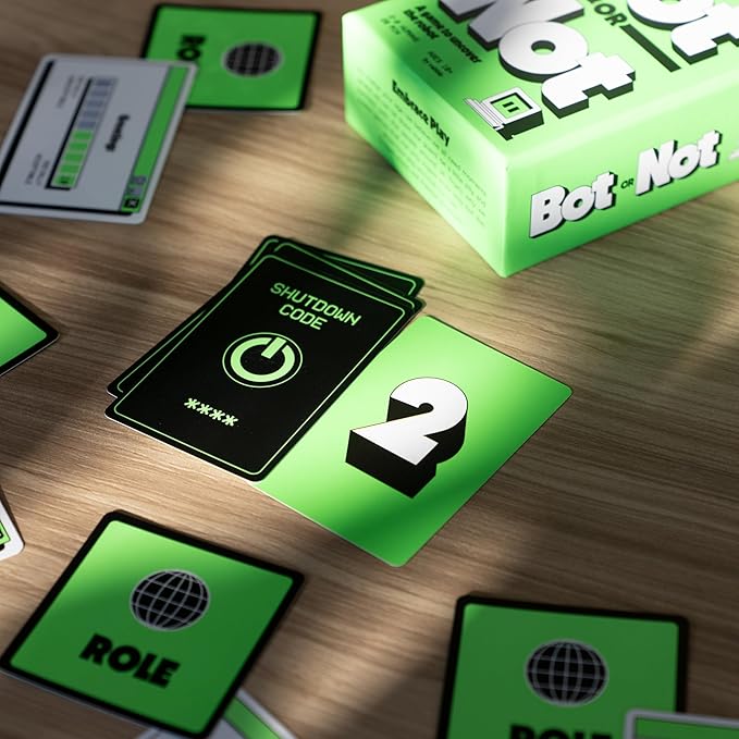 Rabble Bot or Not - A Game to Uncover The Robot | 2-8 Players, Party Games, Family, Teens, Adults, 2 Player Games, Board Games, Card Games
