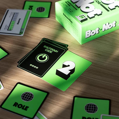 Rabble Bot or Not - A Game to Uncover The Robot | 2-8 Players, Party Games, Family, Teens, Adults, 2 Player Games, Board Games, Card Games
