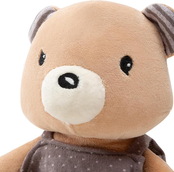 9" Organic Cotton Plush Toys, Plush Bear Stuffed Animals Soft Cuddly Toy for Babies and Toddlers