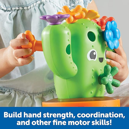 Learning Resources Carlos the Pop & Count Cactus - 16 Pieces, Age 18+ Months Toddler Learning Toys, Preschool Toys, Educational Toys for Kids