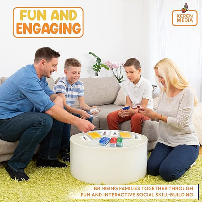 Social Skills Game for Kids, a Fun Therapy Game Ice Breaker Social Emotional Learning Activity | Using Creativity, Open Communication and Positive Thinking | Used by Therapists and Parents