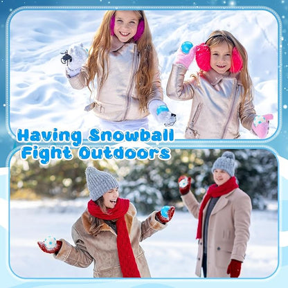 60 Bulk Snowflake Stress Ball First Snowball Fight Snowflake Balls Sensory Stress Relief Toys Christmas Winter Party Favors Bag Filler Stocking Stuffers Gift Boys Girls