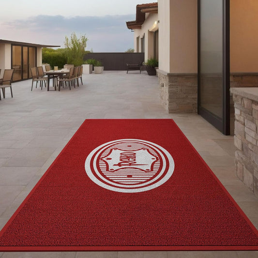 Custom Carpet with Any Logo Size Color Shape Floor Entryway Area Rug Welcome Door Mat for Business Home Indoor/Outdoor Non Slip Washable Durable
