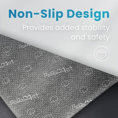 1.3" Thick Baby Play Mat for Floor, 39x59 Foam Tummy Time Mat, Padded Support Soft Plush Nursery Rug for Infant Kids Toddler Crawling Kick Activity (Dark Grey)