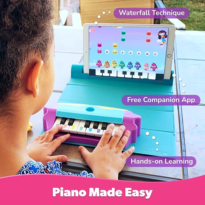Plugo Tunes by PlayShifu (Kit+App): Interactive Piano Starter Kit for Ages 4-10 | Educational Musical Toys for Early Childhood | Perfect Music/Musical Gift for Boys & Girls (Works with tabs/mobiles)