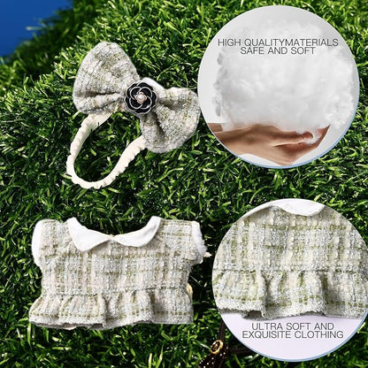 17cm Doll Clothes Set & Outfit Set for 17cm Dolls - Premium Fashion Dresses with Accessories, Luxury Chic Doll Clothing & Style Bundle,Just Clothes (Style-B)