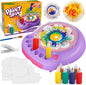 Hewaurorion Paint Spin Art Machine Kit for Kids, Arts & Crafts Painting Spinner Toys Kits Sets for Boys & Girls Ages 6 7 8 9 Year Old Purple