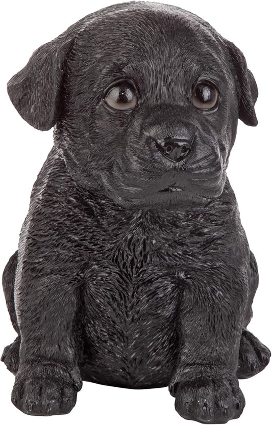 Design Toscano Black Lab Puppy Partner Collectible Dog Statue