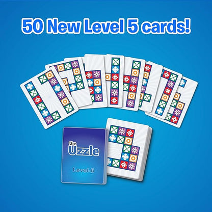 Uzzle 3.0 Expansion, Requires Uzzle Base Game, Block Puzzle Board Game for Adults & Kids, Expert-Level Challenges, an Action Packed Family Board Game Add On, for Ages 4+