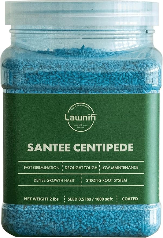 Lawnifi Santee Centipede Grass Seeds for Lawn, 2 lbs Covers 4,000 Sq Ft