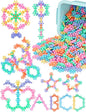 600PCS Interlocking Snowflake Building Block Toy (Macaron Colors)