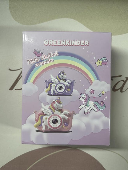 Kids Camera Toys Digital Camera for Kids, Christmas Birthday Gifts for Girls Age 3-12, Selfie 1080P HD Video Digital Camera for 3 4 5 6 7 8 9 10 Year Old Girls with 32GB SD Card