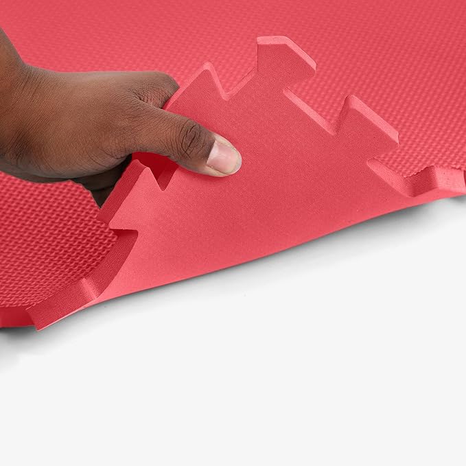 Flooring Inc's 1/2" Soft Non-Toxic Baby Play Mat, Toddler Playmat, Colorful Puzzle PlayMat, Floor Mats for Kids & Babies, EVA Foam Interlocking Tiles for Nursery & Playroom | Blue, 20 Tiles, 80 Sq/Ft