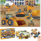 Construction Floor Puzzle for Kids - 48 Pieces Large Construction Vehicle Jigsaw Puzzles for Kids 3-5, Toddler Learning Preschool Educational Toys 12 Month+, Birthday Christmas Gifts for Boys Girls