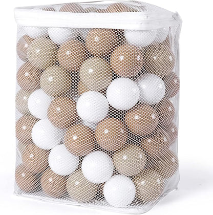 Realhaha Ball Pit Balls 50 100 200 500 Play Balls Plastic Balls for Baby Girls Toddlers Kids Play Tent Pool Playhouse Playpen Party Decoration