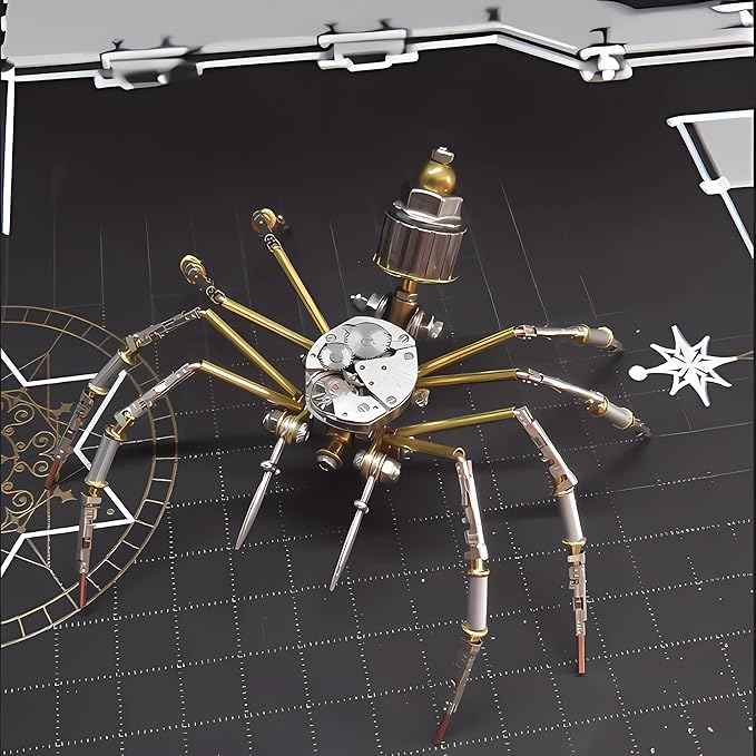 Mechanical Metal DIY 3D Insect Brass Puzzle (Mechanical Spider)