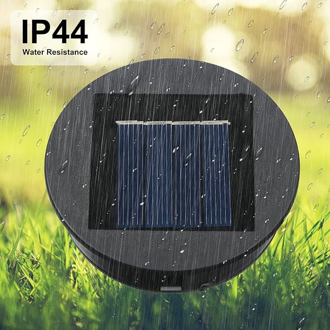 2 Pack Replacement Solar Light Parts-8 lumens Warm White LED Waterproof Solar Light Replacement Top Kit for Outdoor DIY Hanging Lanterns(3.15in)