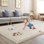 Baby Play Mat for Floor Tummy Time Mat Nursery Rug Muscle Mat Area Rug Playroom Rug Tatami Mat Memory Foam 1.3" Thick Beige Crawling Mat for Babies,Toddlers, Infants, Kids,Floor Mat