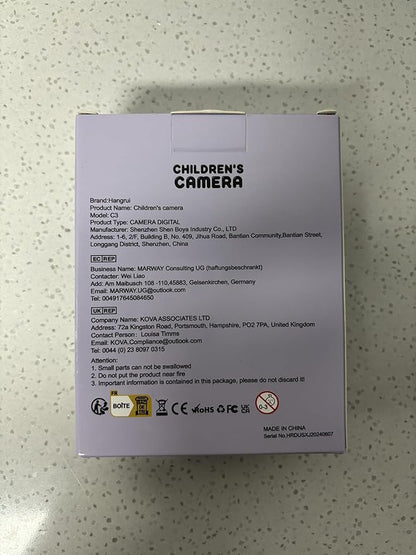 Kids Camera Toys for Girls Boys 3-12 | Toddler Camera Ideal Kids Digital Selfie Video Camera | Birthday Easter Gift for 4 5 6 7 8 9 Year Old Girls Boys | Fun Toy for Ages 3-8