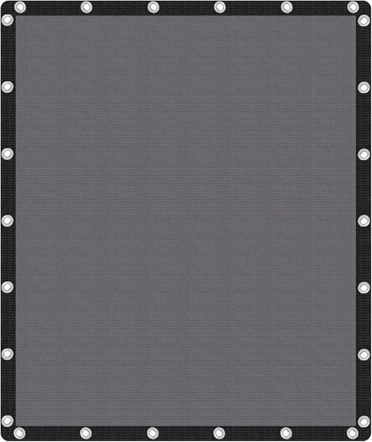 VICLLAX Shade Fabric Sun Shade Cloth Privacy Screen with Grommets for Patio Garden Pergola Cover Canopy 10x12 FT, Grey